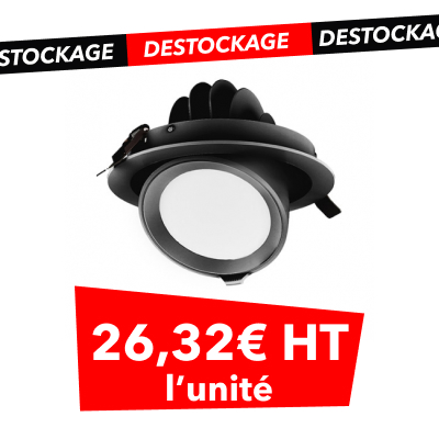 SPOT ROND ORIENTABLE 25W DESTOCKAGE