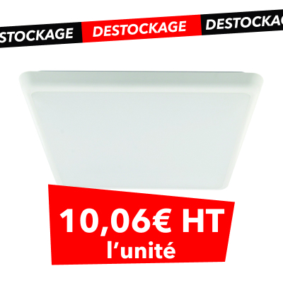 Applique murale LED carrée 18W pour hall, corridor et passages intérieurs