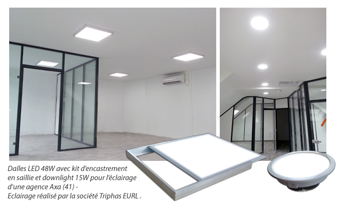 éclairage led bureaux