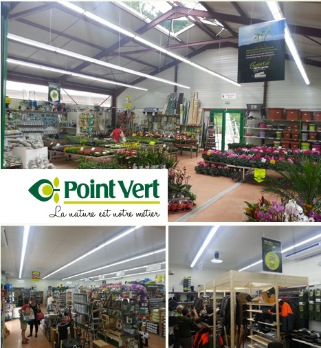 éclairage led chez point vert
