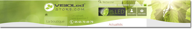 visioled store bientôt en ligne