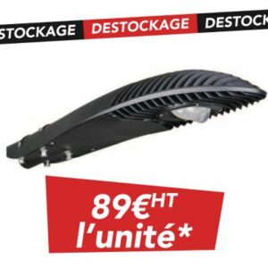 Tête de lampadaire 30W noir