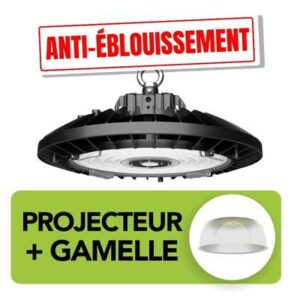 Projecteur puissance sélectionnable 5000K avec gamelle