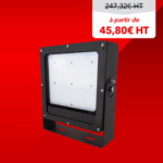 Projecteur LED extérieur 30W pour éclairage professionnel de façade et accès bâtiment