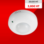 Détecteur de mouvement infrarouge pour déclenchement éclairage - fixation plafond