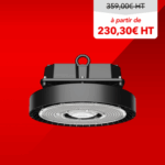 Projecteur LED 120W IP66 IK10, puissant et durable. Conçu pour usages industriels intensifs